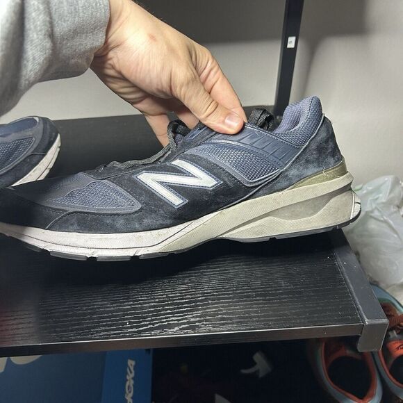 New Balance 990v5 Shoes Mens Size 16 2A Navy Blue Made In USA Sneakers M990NV5 - Picture 15 of 15